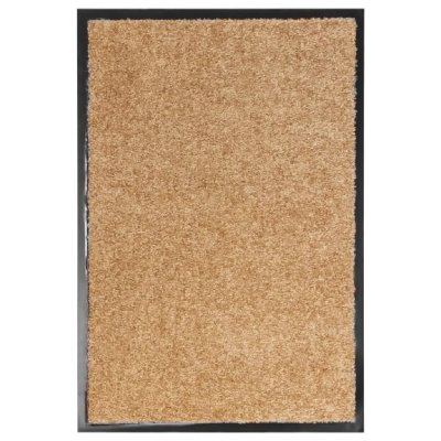 VIDAXL Paillasson lavable Cr&egrave;me 40x60 cm  Cr&egrave;me