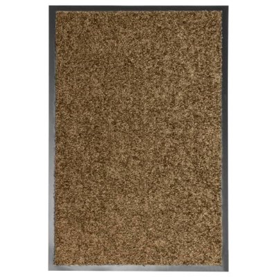 VIDAXL Paillasson lavable Marron 40x60 cm  Marron