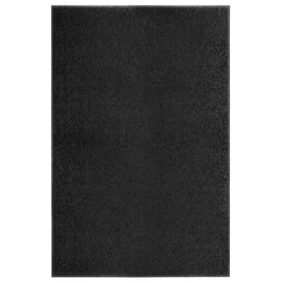Paillasson lavable Noir 120x180 cm Vidaxl Noir