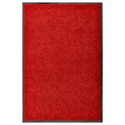 VIDAXL Paillasson lavable Rouge 60x90 cm  Rouge