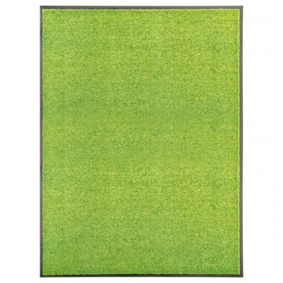 VIDAXL Paillasson lavable Vert 90x120 cm  Vert