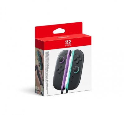 Paire de manettes Joy-Con violet/vert pour Switch 2 NINTENDO