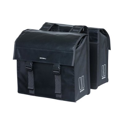 BASIL Paire de sacoches lat&eacute;rales  Urban Load imperm&eacute;able noir 48-53L
