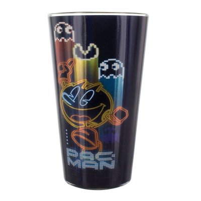 PALADONE  Verre Pac Man - 400 ml - Produit sous licence officielle - Multicolore