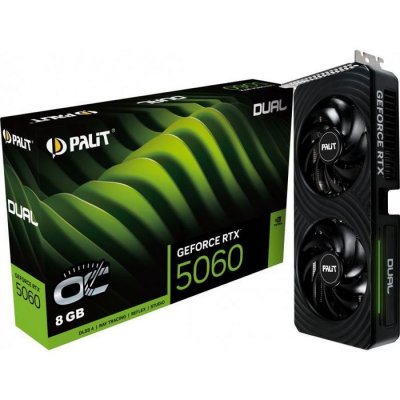PALIT  GeForce RTX 5060 Dual OC NVIDIA 8 Go GDDR7