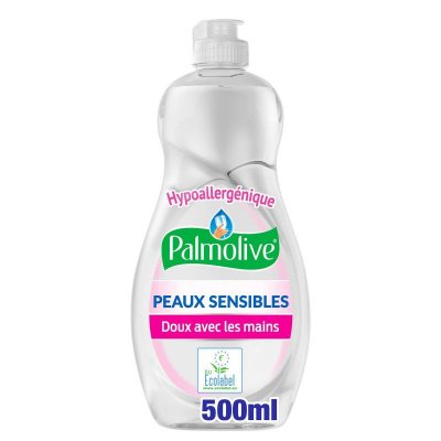 PALMOLIVE  Liquide vaisselle Peaux Sensibles Hypoallerg&eacute;nique - 500 ml