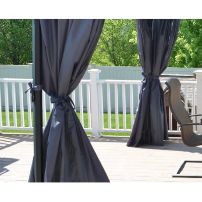 PALRAM  Canopia by Kit de Rideaux pour tonnelle de Jardin Roma