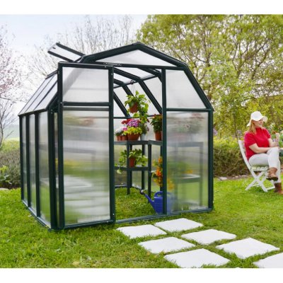 PALRAM -canopia - Serre de jardin Eco Grow 4.1m&sup2; Verte