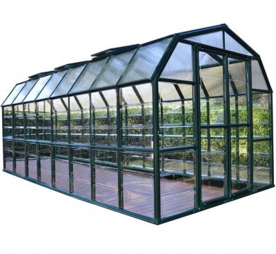 PALRAM -canopia - Serre de jardin Grand Gardener 13.5m&sup2; Verte