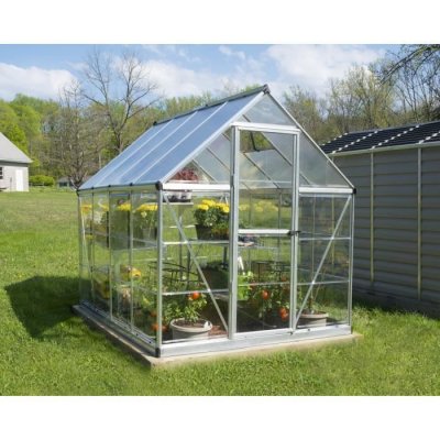 PALRAM  - Canopia Serre de jardin Hybrid 4,5m2 Argent