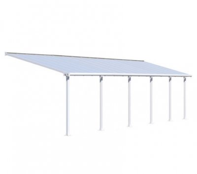 PALRAM  - pergola 28.9m&sup2; blanc 704361 - olympia 704361