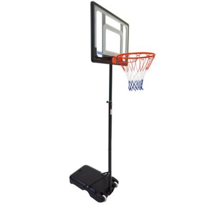 BUMBER Panier de basket sur pied mobile orlando hauteur r&eacute;glable de 1,6m &agrave; 2,10m 