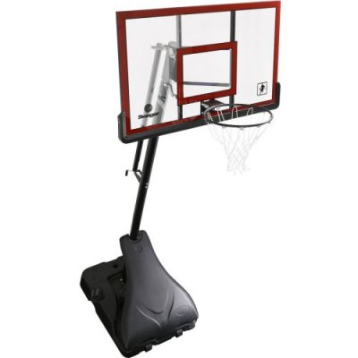 SWAGER Panier de basketball pro deluxe platinium sur pied et mobile, hauteur r&eacute;glable de 2,30m &agrave; 3,05m