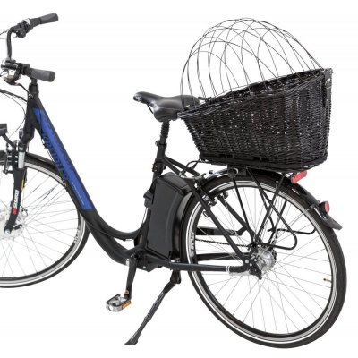 TRIXIE Panier pour v&eacute;lo avec grille  pour chien - L 55 x l 35 x H 49 cm