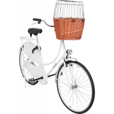 TRIXIE Panier V&eacute;lo Avec Grille - Osier - Mon Animalerie