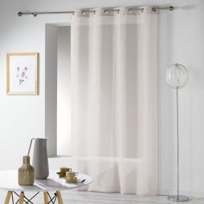Panneau a oeillets 140 x 240 cm etamine crash telma Taupe