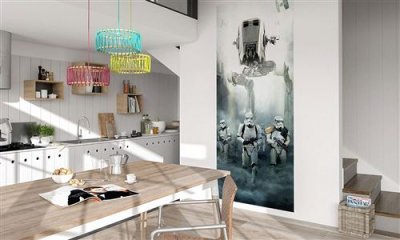 KOMAR Panneau intiss&eacute; Forces Imp&eacute;riales Star Wars 100X250 CM