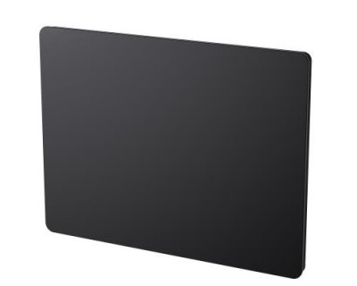 CARRERA Panneau rayonnant en verre Noir lcd 1500W - Noir - 