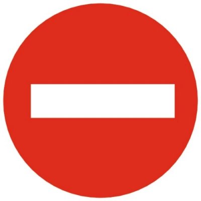 NOVAP Panneau Voie priv&eacute;e sans issue - Rigide &Oslash;300mm - 4060132