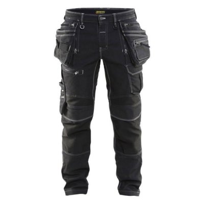 BLAKLADER Pantalon De Travail Haute Visibilit&eacute; Rouge Fluorescent/noir Taille 58c