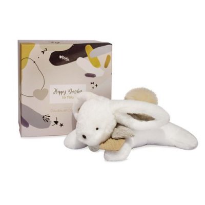 DOUDOU ET COMPAGNIE Pantin pompon  Happy Wild Naturel 