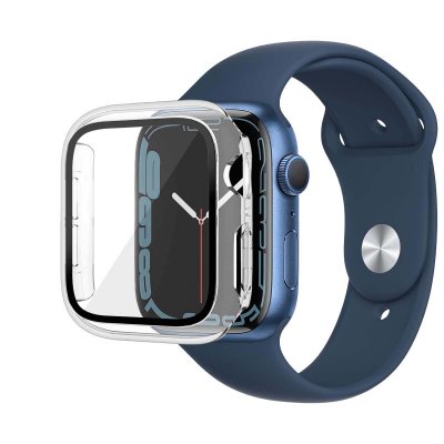 PANZERGLASS  Coque Full Body Apple Watch Serie 7 - 45 mm - Transparent