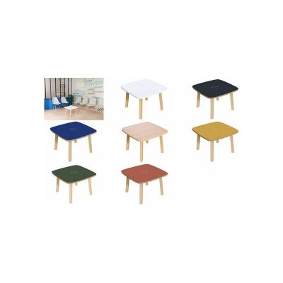 PAPERFLOW Table d'appoint WOODY, en bois massif, h&ecirc;tre