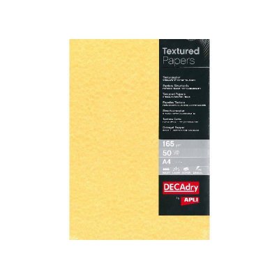 AGIPA Papier parchemin or - 165 grammes - format A4 - Pochette de 50
