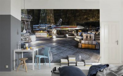 KOMAR Papier Peint Base Rebelle X-Wing Star Wars 254x368 Cm - Enfants