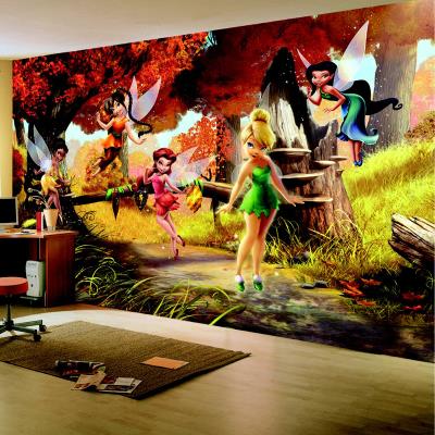 AG ART Papier peint La For&ecirc;t d'automne Disney Fairies 360X255 CM - Enfants