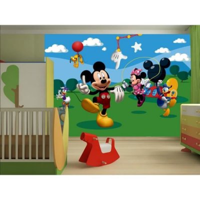  Papier peint La Maison de Mickey Disney 360X255 CM - Enfants