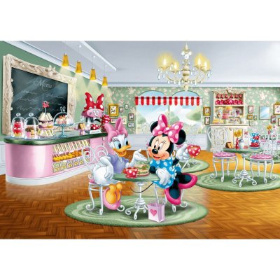 AG ART Papier peint Minnie & Daisy au salon de th&eacute; Disney