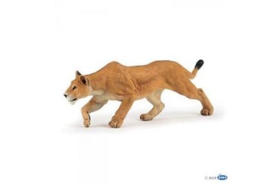 PAPO - Lionne chassant LA Vie Sauvage Figurine, 50251, Multicolore