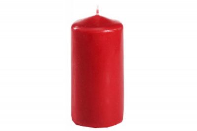 PAPSTAR  stumpenkerze, durchmesser 50 mm, rot 13431
