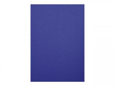 EXACOMPTA Paquet De 100 Couvertures Grain Cuir Pour Reliure A4 270g Bleu Fonc&acute;