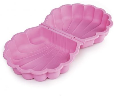 INCONNU Paradiso Toys bac &agrave; sable coquilles 87 x 78 cm rose 2 pi&egrave;ces 