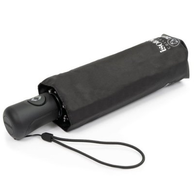 ISOTONER Parapluie femme petit ouverture/ fermeture automatique Noir 