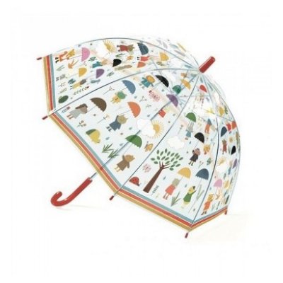 DJECO Parapluie Sous La Pluie  Multicolore