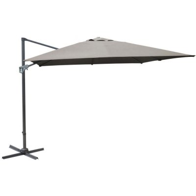 PROLOISIRS Parasol D&eacute;port&eacute; Nh - Toile Carr&eacute; 300 X 300 Cm - Couleur Taupe