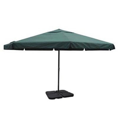 VIDAXL Parasol en Aluminium avec Base Mobile Vert 3,25 m  Vert