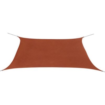 VIDAXL Parasol en tissu Oxford rectangulaire 2 x 4 m Ocre marron