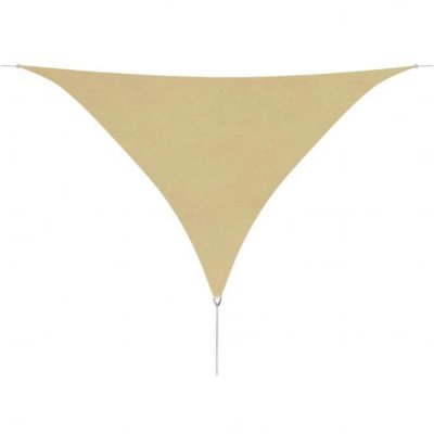 VIDAXL Parasol en tissu Oxford triangulaire 3,6x3,6x3,6 m Beige  Beige