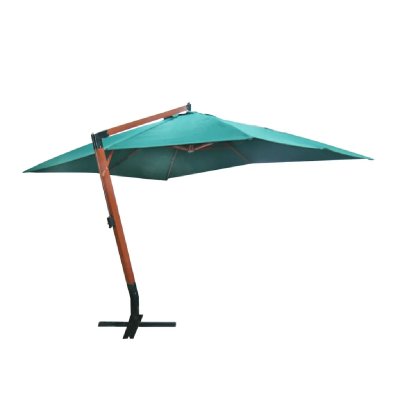 VIDAXL Parasol flottant Melia 300 x 400 cm Vert  Vert