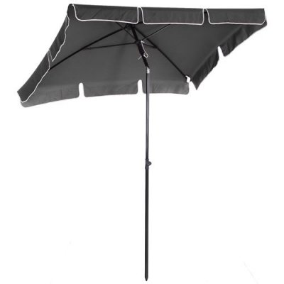 OUTSUNNY Parasol rectangulaire inclinable diam&acute;tre 2 m