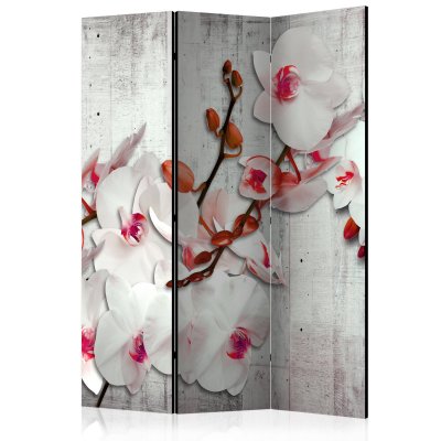 Paravent 3 volets - Concrete Orchid [Room Dividers] - 135x172 (38703)