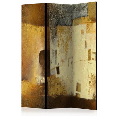 Paravent 3 volets - Golden Oddity [Room Dividers] - 135x172 (39183)