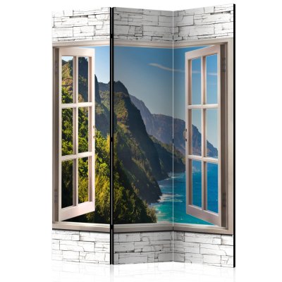 Paravent 3 volets - Seaside Hills [Room Dividers] - 135x172 (40182)