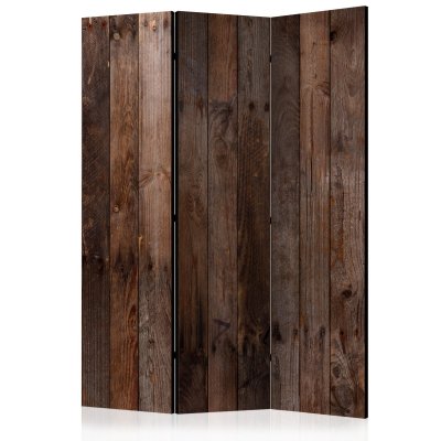 Paravent 3 volets - Wooden Hut [Room Dividers] - 135x172 (40819)