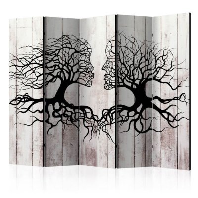 Paravent 5 volets - A Kiss of a Trees II [Room Dividers] - 225x172 (38112)
