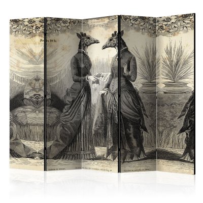 Paravent 5 volets - Conversation II [Room Dividers] - 225x172 (38722)